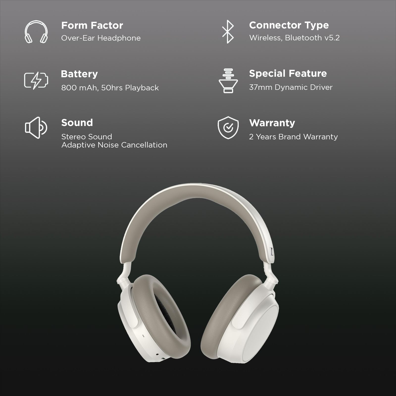 Buy SENNHEISER ACCENTUM Plus 700177 Bluetooth Headphone with Mic